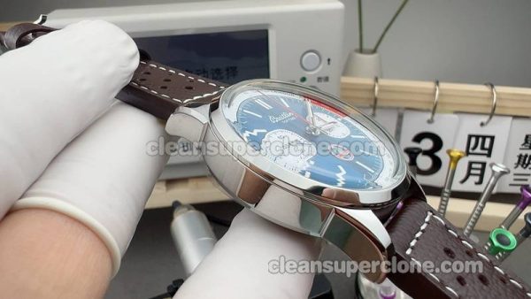 Breitling Super Clone Watch pictures and prices BLS Factory Top Time AB01763 blue mechanical men