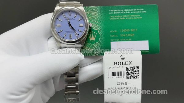Rolex Super Clone Watch pictures and prices Clean Factory Oyster Perpetual 126000 Purple 36mm mechanical men