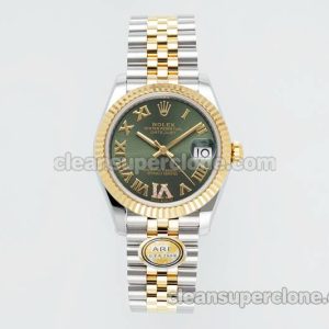Rolex Super Clone watch picture and price ARF Lady-Datejust 278273 Green roman numerals 31mm intermetallic mechanical women