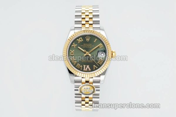 Rolex Super Clone watch picture and price ARF Lady-Datejust 278273 Green roman numerals 31mm intermetallic mechanical women