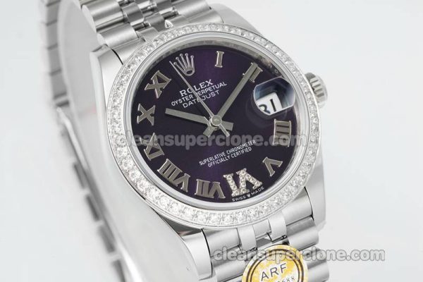 Rolex Super Clone watch picture and price ARF Lady-Datejust 278384 purple Diamond-set bezel 31mm mechanical women