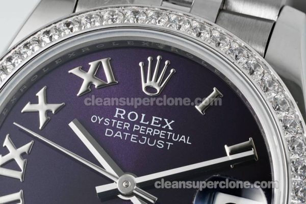 Rolex Super Clone watch picture and price ARF Lady-Datejust 278384 purple Diamond-set bezel 31mm mechanical women