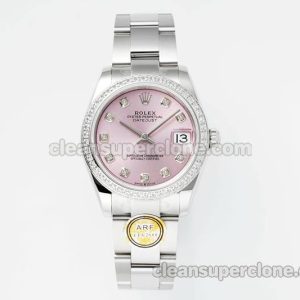Rolex Super Clone watch picture and price ARF Lady-Datejust 278384 pink Diamond-set bezel 31mm mechanical women