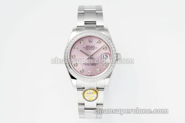 Rolex Super Clone watch picture and price ARF Lady-Datejust 278384 pink Diamond-set bezel 31mm mechanical women
