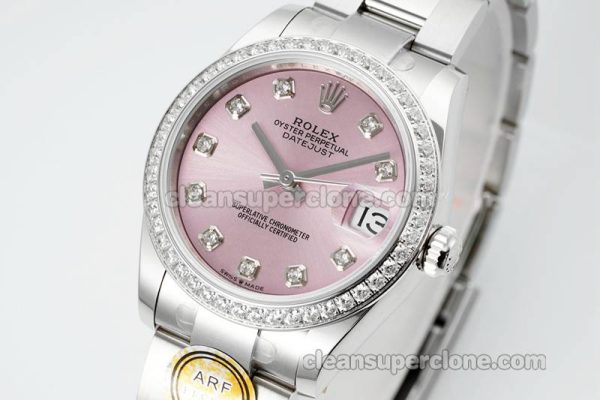 Rolex Super Clone watch picture and price ARF Lady-Datejust 278384 pink Diamond-set bezel 31mm mechanical women