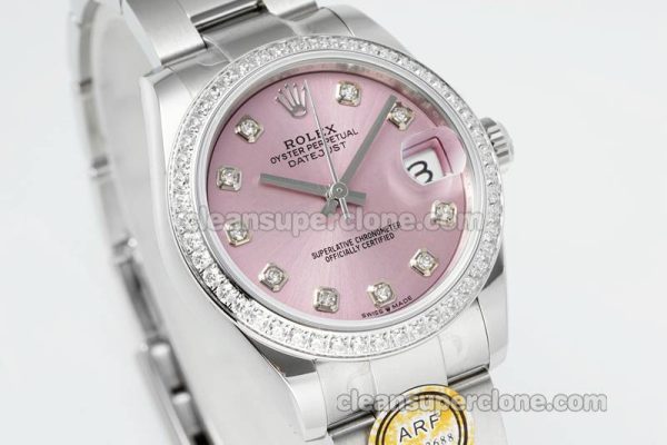 Rolex Super Clone watch picture and price ARF Lady-Datejust 278384 pink Diamond-set bezel 31mm mechanical women