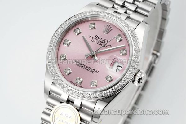 Rolex Super Clone watch picture and price ARF Lady-Datejust 278384 pink Diamond-set bezel 31mm mechanical women
