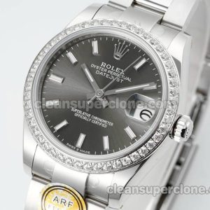 Rolex Super Clone watch picture and price ARF Lady-Datejust 278384 Dark grey Diamond-set bezel 31mm mechanical women