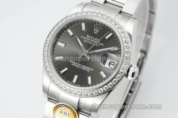 Rolex Super Clone watch picture and price ARF Lady-Datejust 278384 Dark grey Diamond-set bezel 31mm mechanical women