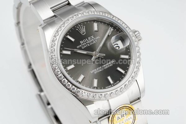 Rolex Super Clone watch picture and price ARF Lady-Datejust 278384 Dark grey Diamond-set bezel 31mm mechanical women