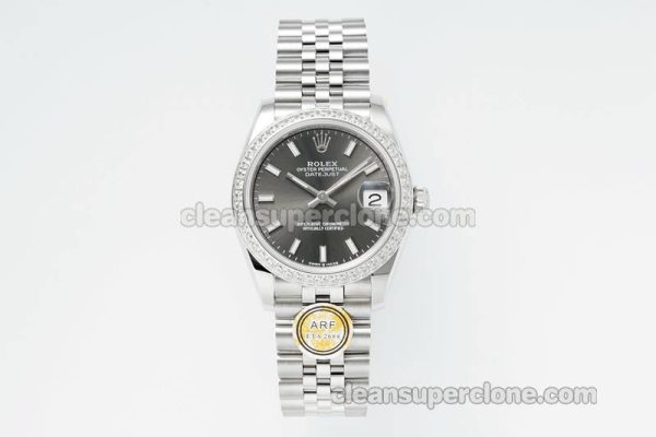 Rolex Super Clone watch picture and price ARF Lady-Datejust 278384 Dark grey Diamond-set bezel 31mm mechanical women