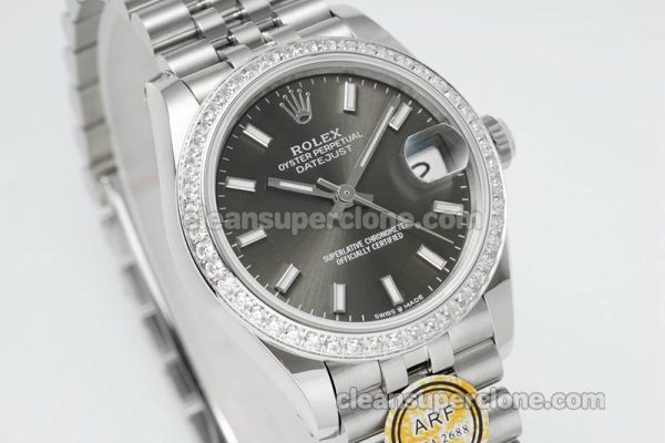 Rolex Super Clone watch picture and price ARF Lady-Datejust 278384 Dark grey Diamond-set bezel 31mm mechanical women