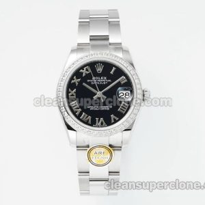 Rolex Super Clone watch picture and price ARF Lady-Datejust 278384 Black Diamond-set bezel 31mm mechanical women