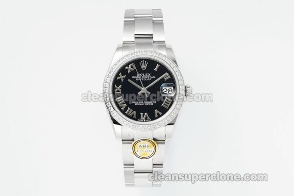 Rolex Super Clone watch picture and price ARF Lady-Datejust 278384 Black Diamond-set bezel 31mm mechanical women