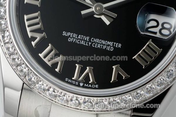 Rolex Super Clone watch picture and price ARF Lady-Datejust 278384 Black Diamond-set bezel 31mm mechanical women