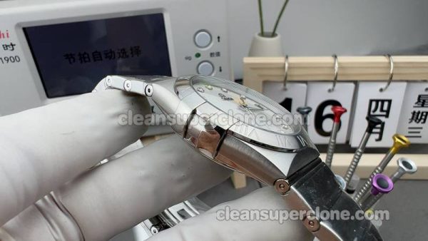 Omega Super Clone Watch pictures and prices AS Factory Constellation 123.10.38 sliver mechanical men