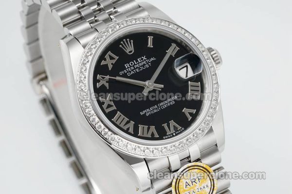 Rolex Super Clone watch picture and price ARF Lady-Datejust 278384 Black Diamond-set bezel 31mm mechanical women
