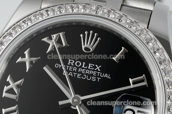 Rolex Super Clone watch picture and price ARF Lady-Datejust 278384 Black Diamond-set bezel 31mm mechanical women