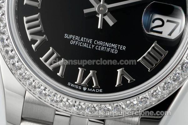 Rolex Super Clone watch picture and price ARF Lady-Datejust 278384 Black Diamond-set bezel 31mm mechanical women