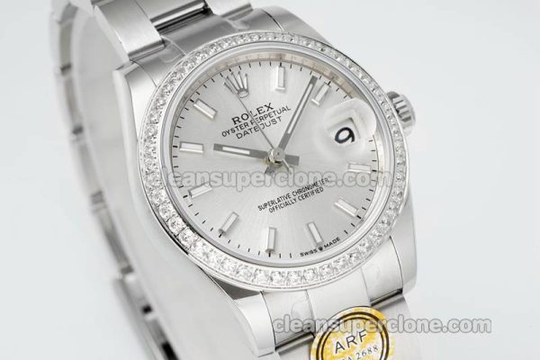 Rolex Super Clone watch picture and price ARF Lady-Datejust 278384 sliver Diamond-set bezel 31mm mechanical women