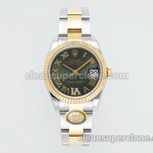 Rolex Super Clone watch picture and price ARF Lady-Datejust 278273 Green roman numerals 31mm intermetallic mechanical women