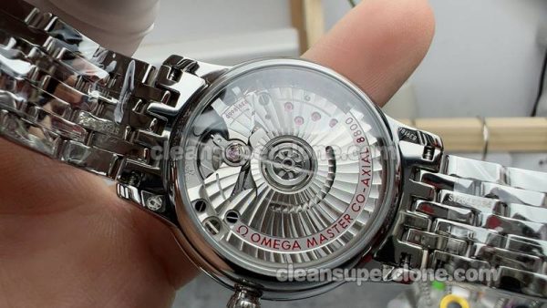 Omega Super Clone Watch pictures and prices VS Factory Deville 434.10.34 Pine green mechanical women