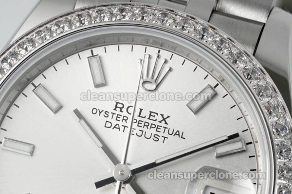 Rolex Super Clone watch picture and price ARF Lady-Datejust 278384 sliver Diamond-set bezel 31mm mechanical women