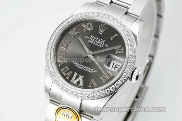 Rolex Super Clone watch picture and price ARF Lady-Datejust 278384 Dark grey Diamond-set bezel 31mm mechanical women