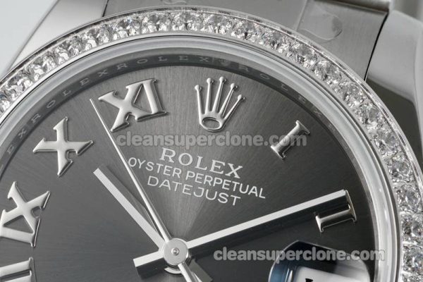 Rolex Super Clone watch picture and price ARF Lady-Datejust 278384 Dark grey Diamond-set bezel 31mm mechanical women