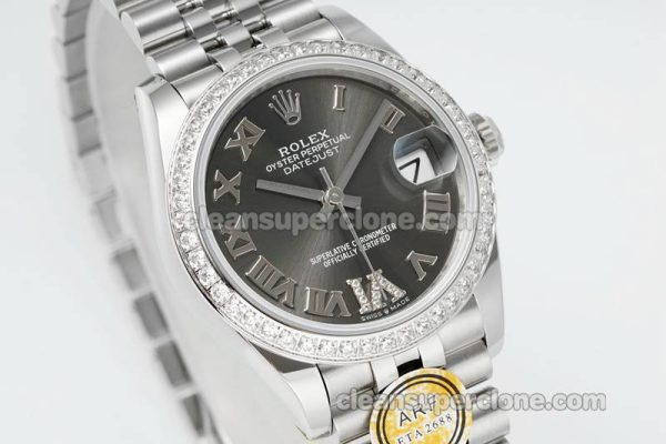 Rolex Super Clone watch picture and price ARF Lady-Datejust 278384 Dark grey Diamond-set bezel 31mm mechanical women