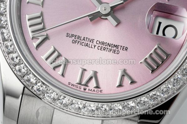 Rolex Super Clone watch picture and price ARF Lady-Datejust 278384 Pink Diamond-set bezel 31mm mechanical women