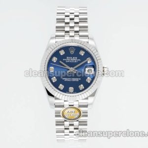 Rolex Super Clone watch picture and price ARF Lady-Datejust 178274 blue 31mm mechanical women