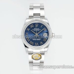 Rolex Super Clone watch picture and price ARF Lady-Datejust 178274 blue Roman numeral 31mm mechanical women