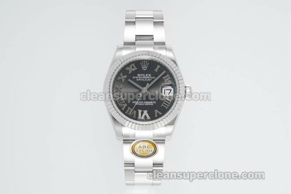 Rolex Super Clone watch picture and price ARF Lady-Datejust 178274 Dark grey Roman numeral 31mm mechanical women