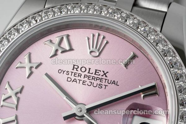 Rolex Super Clone watch picture and price ARF Lady-Datejust 278384 pink Roman numeral Diamond bezel 31mm mechanical women