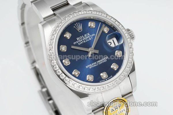 Rolex Super Clone watch picture and price ARF Lady-Datejust 178384 blue Diamond bezel 31mm mechanical women