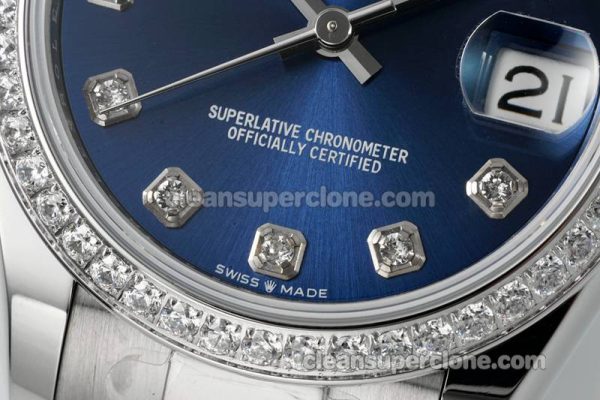 Rolex Super Clone watch picture and price ARF Lady-Datejust 178384 blue Diamond bezel 31mm mechanical women