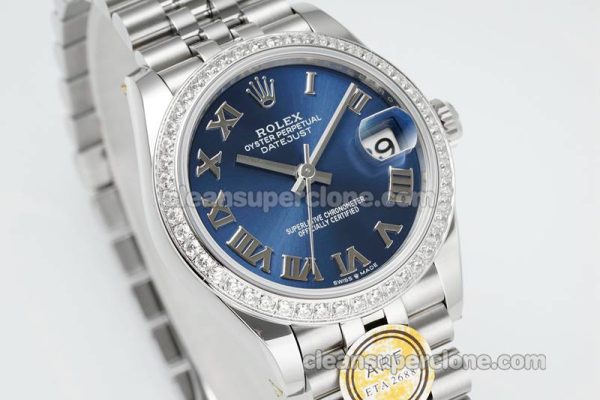 Rolex Super Clone watch picture and price ARF Lady-Datejust 178384 blue Roman numeral Diamond bezel 31mm mechanical women