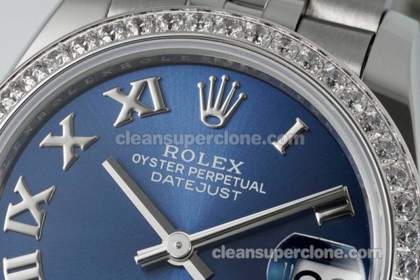 Rolex Super Clone watch picture and price ARF Lady-Datejust 178384 blue Roman numeral Diamond bezel 31mm mechanical women