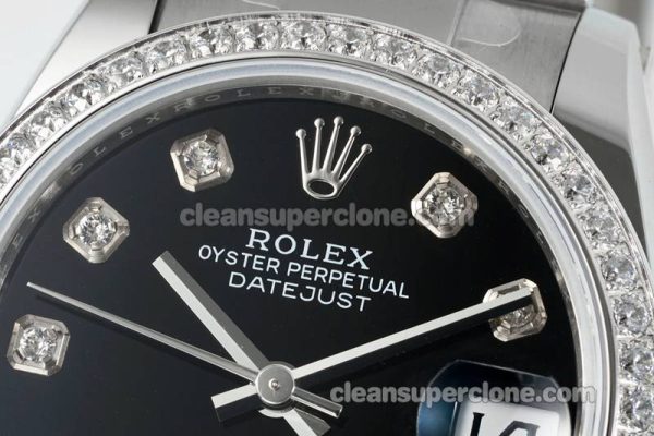 Rolex Super Clone watch picture and price ARF Lady-Datejust 178384 black Diamond bezel 31mm mechanical women