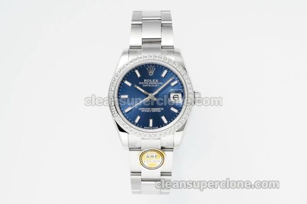 Rolex Super Clone watch picture and price ARF Lady-Datejust 178384 blue Diamond bezel 31mm mechanical women