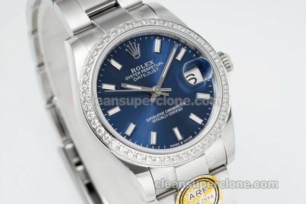 Rolex Super Clone watch picture and price ARF Lady-Datejust 178384 blue Diamond bezel 31mm mechanical women