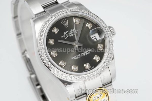 Rolex Super Clone watch picture and price ARF Lady-Datejust 178384 gray Diamond bezel 31mm mechanical women