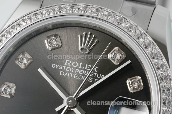 Rolex Super Clone watch picture and price ARF Lady-Datejust 178384 gray Diamond bezel 31mm mechanical women
