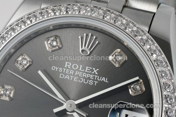 Rolex Super Clone watch picture and price ARF Lady-Datejust 178384 gray Diamond bezel 31mm mechanical women