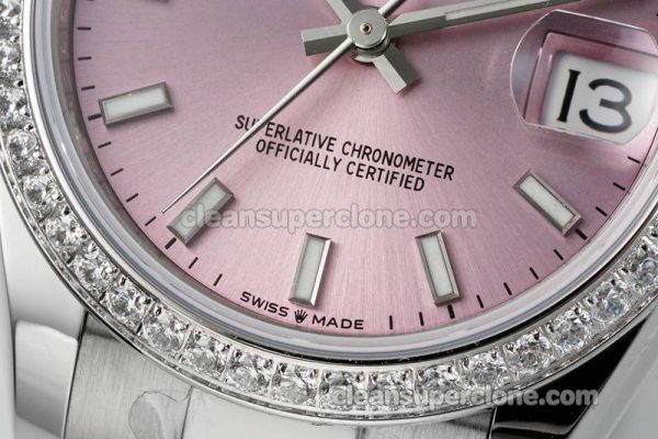 Rolex Super Clone watch picture and price ARF Lady-Datejust 278384 pink Diamond bezel 31mm mechanical women