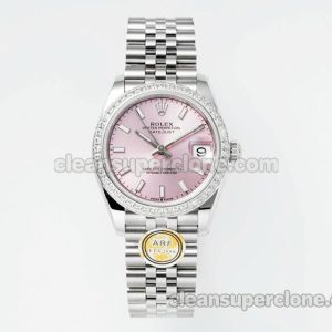 Rolex Super Clone watch picture and price ARF Lady-Datejust 278384 pink Diamond bezel 31mm mechanical women