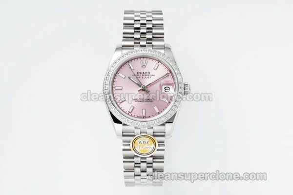 Rolex Super Clone watch picture and price ARF Lady-Datejust 278384 pink Diamond bezel 31mm mechanical women