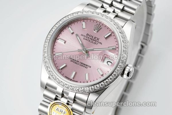 Rolex Super Clone watch picture and price ARF Lady-Datejust 278384 pink Diamond bezel 31mm mechanical women