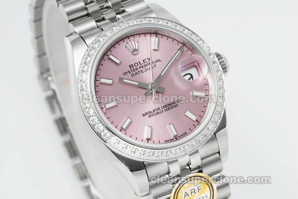 Rolex Super Clone watch picture and price ARF Lady-Datejust 278384 pink Diamond bezel 31mm mechanical women